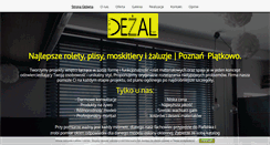 Desktop Screenshot of dezal.pl