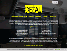 Tablet Screenshot of dezal.pl